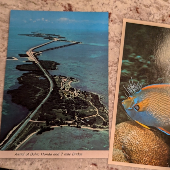 Lot Of Seven Blank Florida Keys, Sunset & Ocean Vintage 4x6 Postcards Unused - Picture 3 of 16